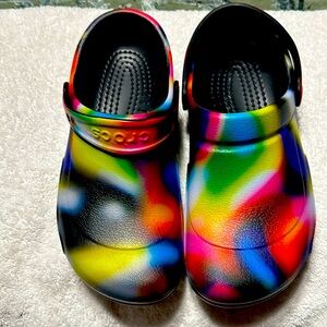 Rainbow Crocs